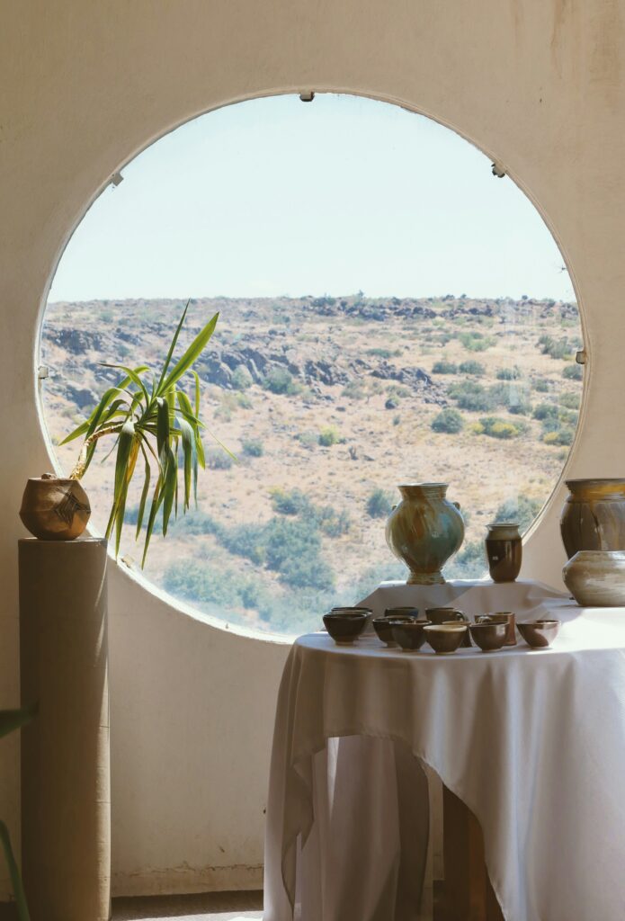 Arcosanti ceramics shop